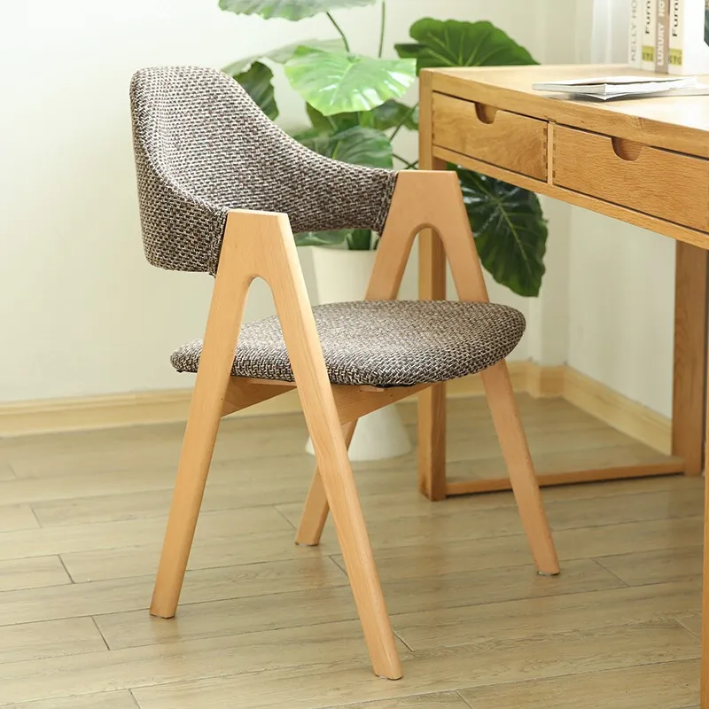 Nordic Solid Wood Chair Single Dining Table and Chair Chairs for Bedroom
Nordic Solid Wood Chair Single Dining Table and Chair Chairs for Bedroom