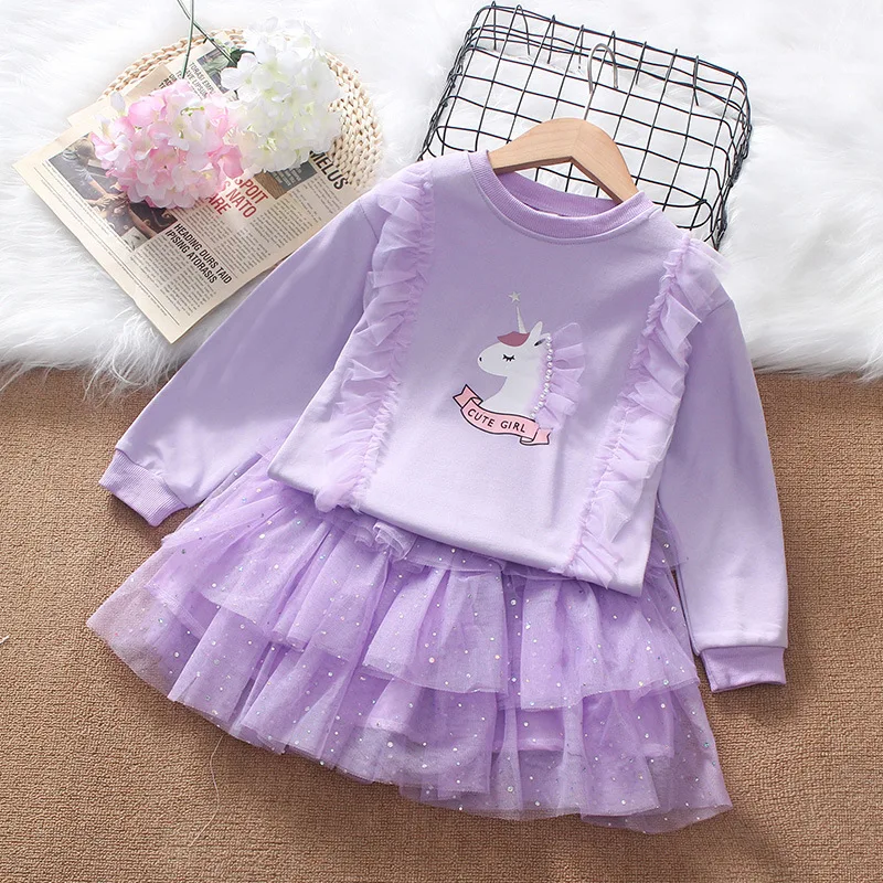 Kids Unicorn Print Sets for Girls Sweatshirt Lace Skirt Suit Kids Clothes Girls Girls Clothing
Kids Unicorn Print Sets for Girls Sweatshirt Lace Skirt Suit Kids Clothes Girls Girls Clothing