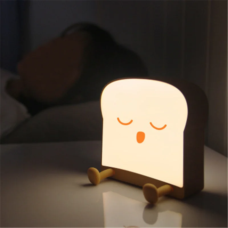 LED USB Cute Toast Luminous Lamp Bedroom Decoration Night Light Control Lighting Emergency Light Fancy Bedroom Lamps Gift
LED USB Cute Toast Luminous Lamp Bedroom Decoration Night Light Control Lighting Emergency Light Fancy Bedroom Lamps Gift