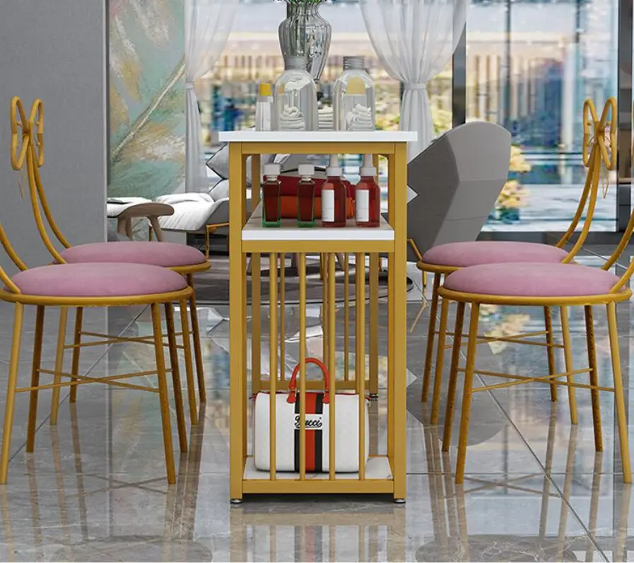Manicure table single double net red nail shop economic imitation marble table iron table
Manicure table single double net red nail shop economic imitation marble table iron table