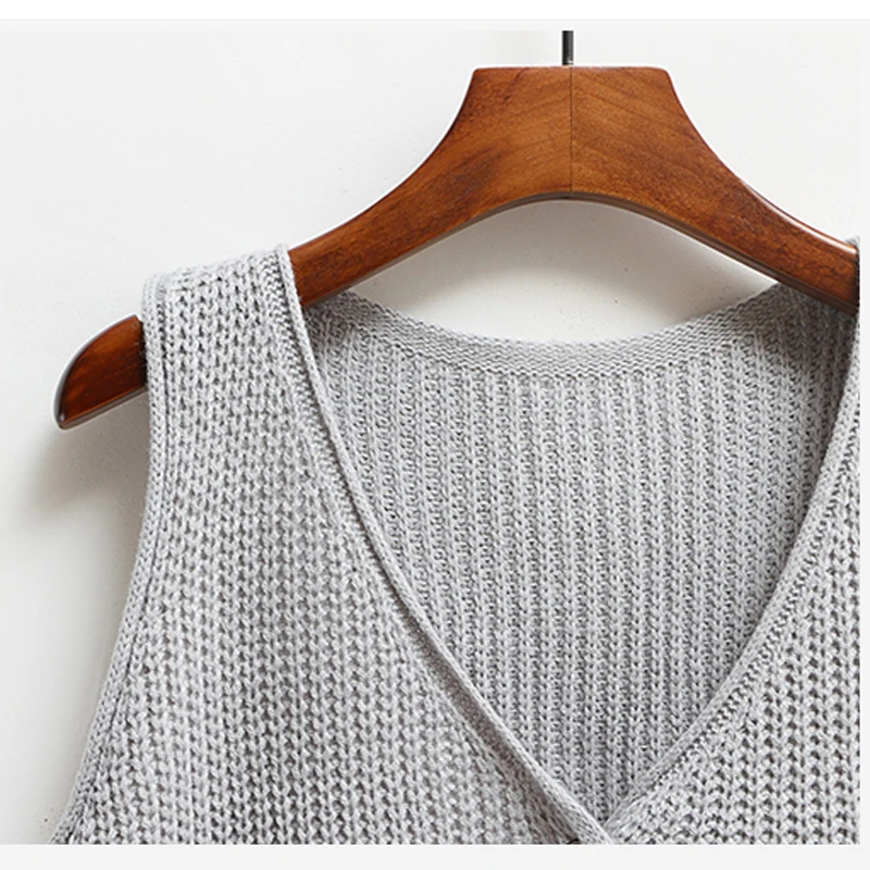 Women Spring Autum Knitted Cardigan Tops 2020 New Women Sweaters Sleeveless Vests Casual Ladies Cardigan XZ561
Women Spring Autum Knitted Cardigan Tops 2020 New Women Sweaters Sleeveless Vests Casual Ladies Cardigan XZ561
