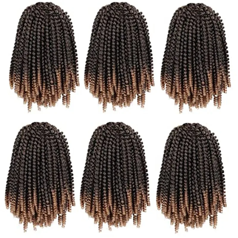 Kong&Li 8Inch Spring Twist Hair Crochet Braids Passion Twist Synthetic Pre-Twist Crochet Hair Extensions Bomb Twist
Kong&Li 8Inch Spring Twist Hair Crochet Braids Passion Twist Synthetic Pre-Twist Crochet Hair Extensions Bomb Twist