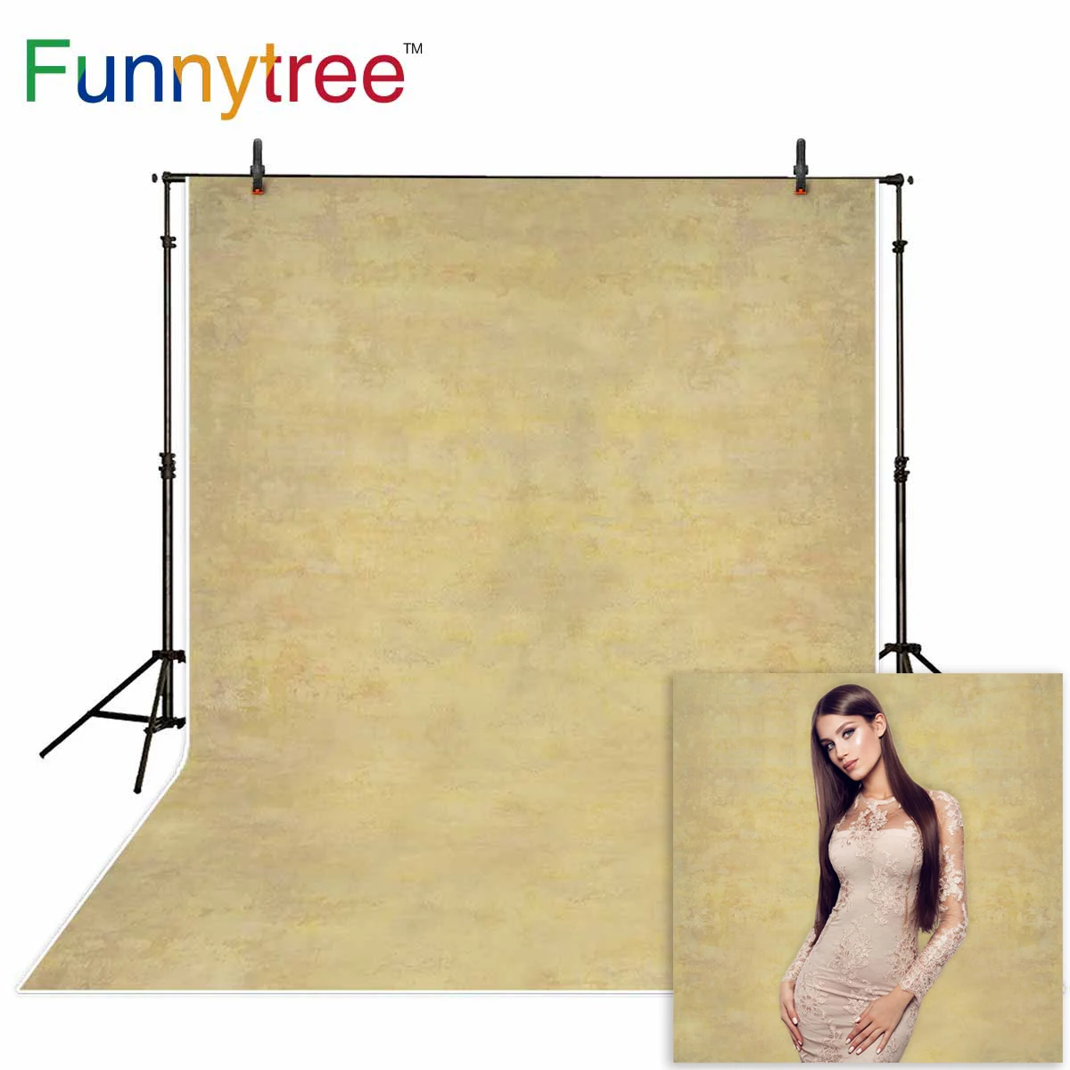 Funnytree photography backdrops retro yeallow Ivory Beige Background for Photo Studio Indoor Portrait Shooting Props Photocall
Funnytree photography backdrops retro yeallow Ivory Beige Background for Photo Studio Indoor Portrait Shooting Props Photocall