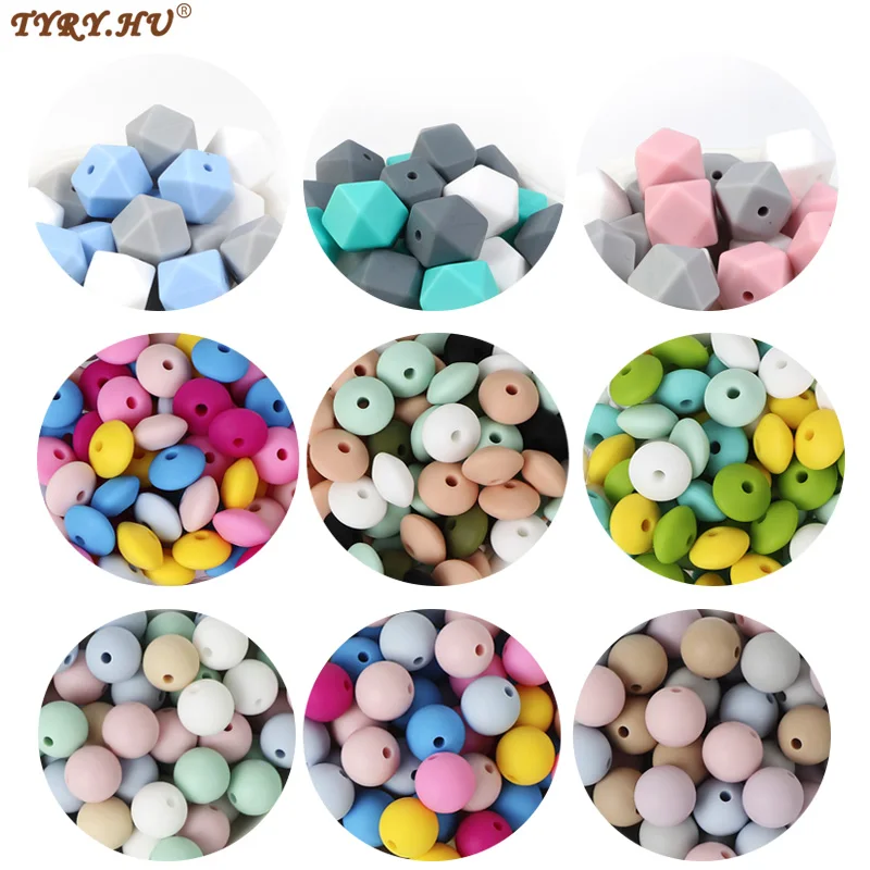 TYRY.HU 30-100Pcs 12-14mm Silicone Beads DIY Pacifier Chain Bracelet BPA Free Silicone Bead Baby Teething Necklace Accessories
TYRY.HU 30-100Pcs 12-14mm Silicone Beads DIY Pacifier Chain Bracelet BPA Free Silicone Bead Baby Teething Necklace Accessories
