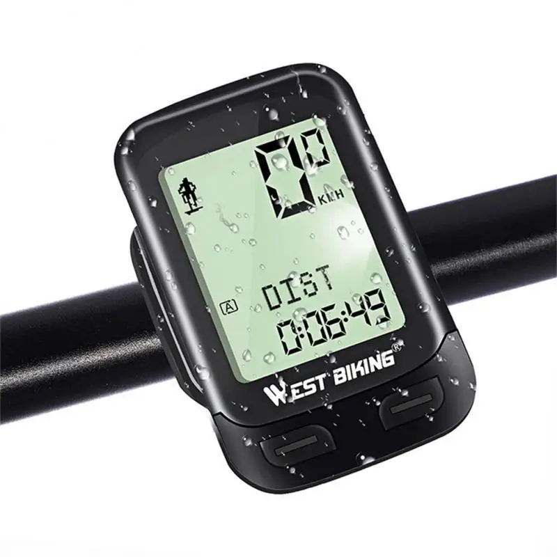 WEST BIKING Bicycle Computer Wireless Bike Computer Light Waterproof Luminous Speedometer Odometer Cycling Stopwatch English
WEST BIKING Bicycle Computer Wireless Bike Computer Light Waterproof Luminous Speedometer Odometer Cycling Stopwatch English