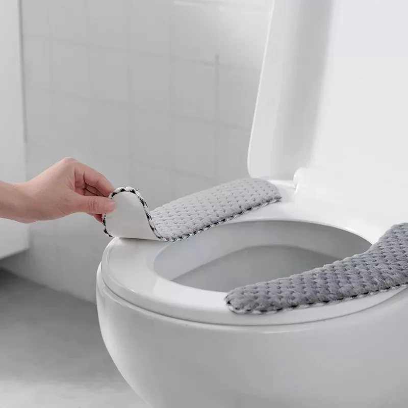 Universal Winter Thick Toilet Seat Cover Cute Cat Toilet cover Reusable Toilet Sticker Summer Toilet Mat Bathroom Accessories
Universal Winter Thick Toilet Seat Cover Cute Cat Toilet cover Reusable Toilet Sticker Summer Toilet Mat Bathroom Accessories