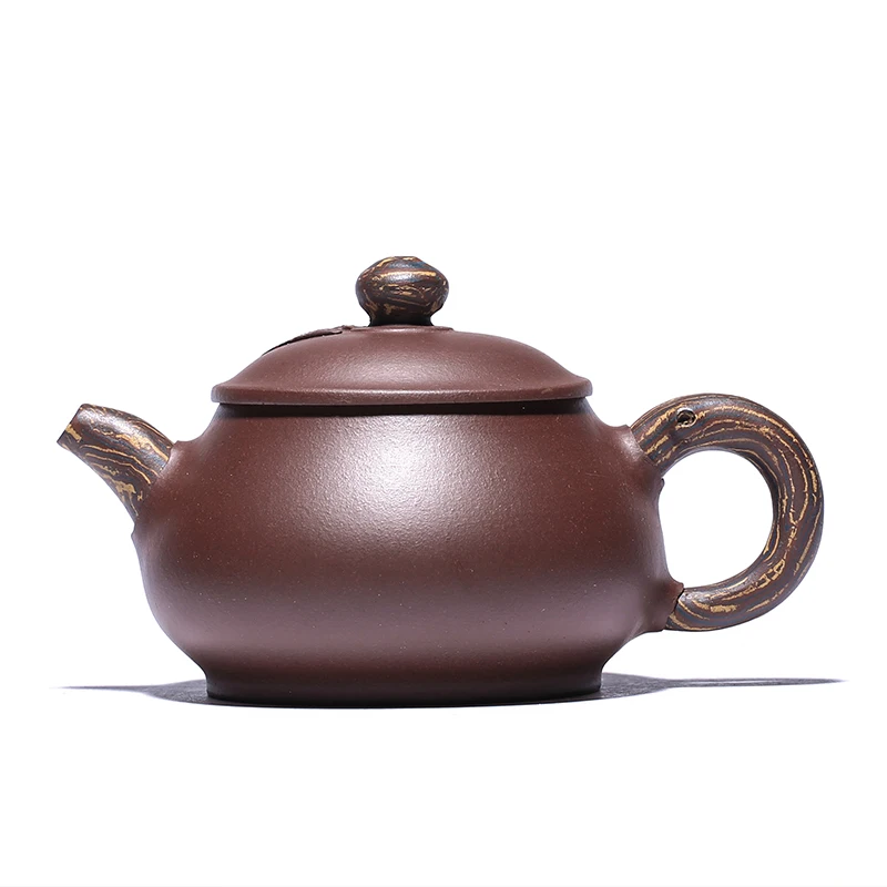 Yixing raw ore purple clay pure handmade famous purple clay teapot Cao Zhigang pan Teapot Tea Making Teapot Tea Set 
Yixing raw ore purple clay pure handmade famous purple clay teapot Cao Zhigang pan Teapot Tea Making Teapot Tea Set