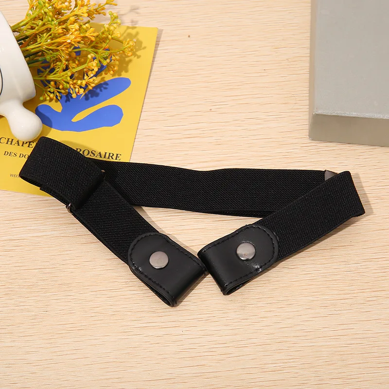 Women's Buckle-Free Elastic Belts Invisible Belt for Jeans No Bulge Hassle Band Fashion Casual Adjustable Button Canvas Belt
Women's Buckle-Free Elastic Belts Invisible Belt for Jeans No Bulge Hassle Band Fashion Casual Adjustable Button Canvas Belt