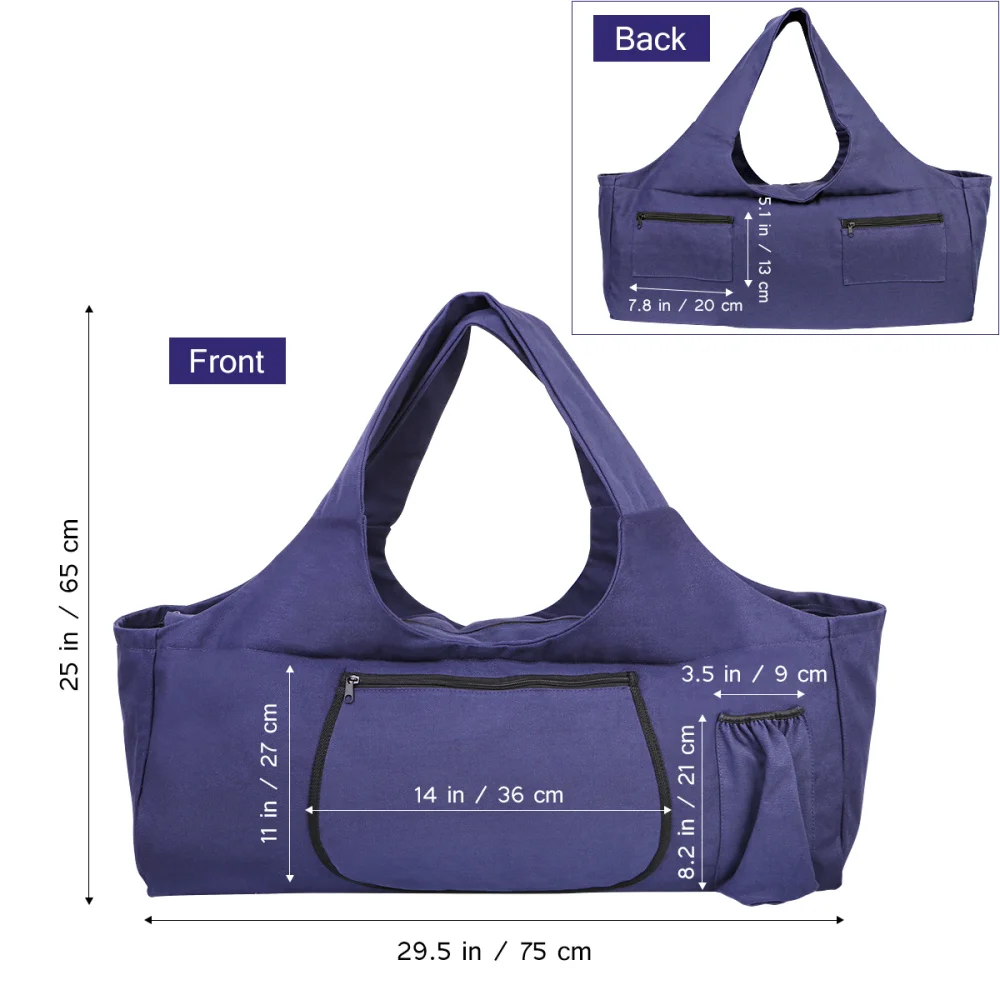 TENDYCOCO Large Yoga Mat Bag Multi-Purpose Gym Bag Yoga Mat Tote Sling Carrier with Side Pockets and Zippers Purple
TENDYCOCO Large Yoga Mat Bag Multi-Purpose Gym Bag Yoga Mat Tote Sling Carrier with Side Pockets and Zippers Purple