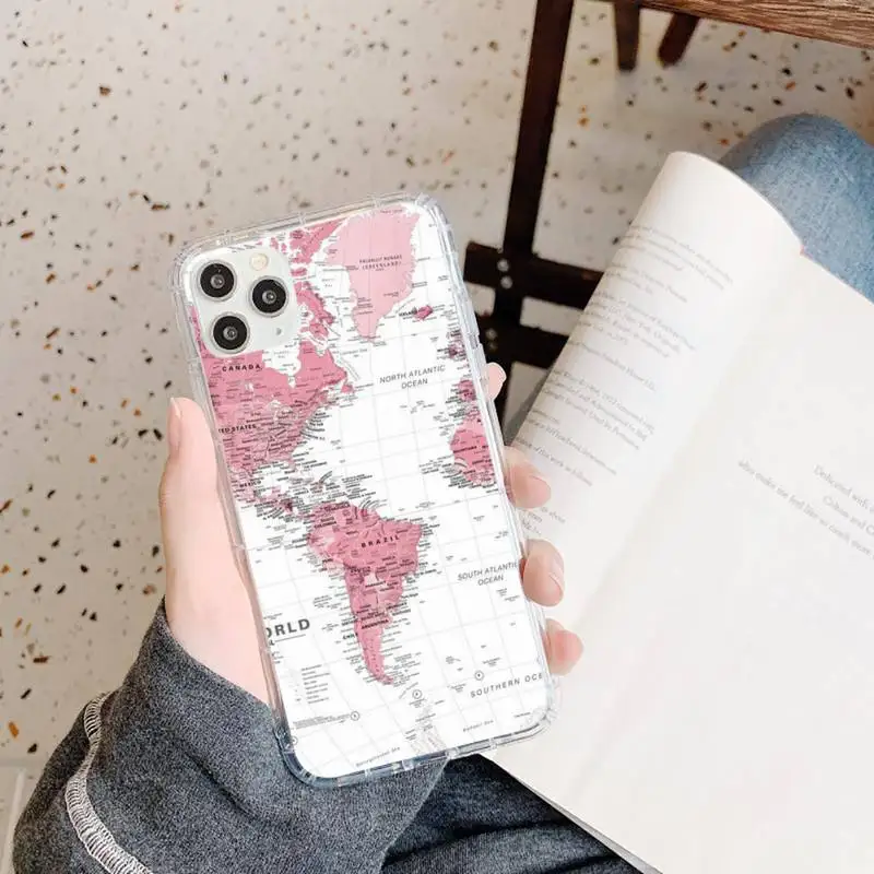 world map Phone Case Transparent for iPhone 11 12 mini pro XS MAX 8 7 6 6S Plus X 5S SE 2020 XR
world map Phone Case Transparent for iPhone 11 12 mini pro XS MAX 8 7 6 6S Plus X 5S SE 2020 XR