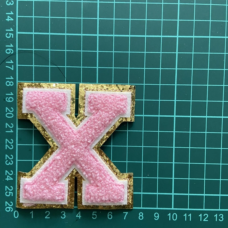 1Pcs Light Pink Chenille Patch English Glitter Letter For Clothing Alphabet Iron On Embroidery Sticker Sew Accessories DIY Name
1Pcs Light Pink Chenille Patch English Glitter Letter For Clothing Alphabet Iron On Embroidery Sticker Sew Accessories DIY Name