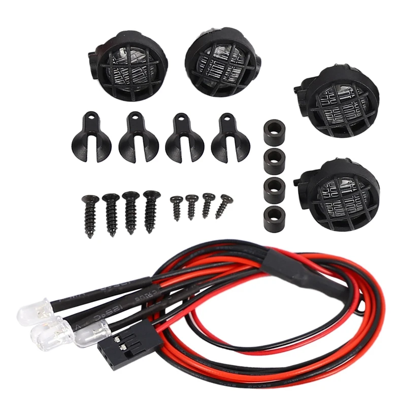 2 PCS 1/10 Scale RC Crawler Accessory Mini Fuel Tank & 1 Set 16MM LED White Light Cover Kit
2 PCS 1/10 Scale RC Crawler Accessory Mini Fuel Tank & 1 Set 16MM LED White Light Cover Kit