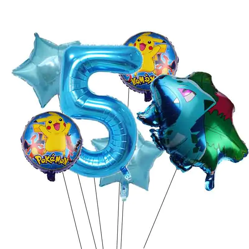 1Set Pokemon series Pikachu Jenny Turtle Aluminum balloon Children number balloons Birthday party decoration Balloon set
1Set Pokemon series Pikachu Jenny Turtle Aluminum balloon Children number balloons Birthday party decoration Balloon set