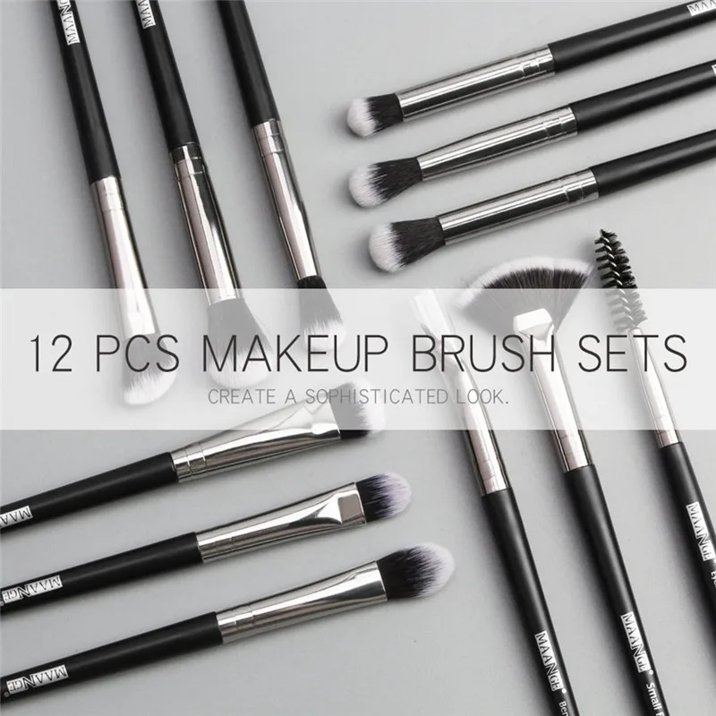MAANGE Pro Makeup Brushes Set 12 pcs/lot Eye Shadow Blending Eyeliner Eyelash Eyebrow Brushes For Makeup #297567
MAANGE Pro Makeup Brushes Set 12 pcs/lot Eye Shadow Blending Eyeliner Eyelash Eyebrow Brushes For Makeup #297567
