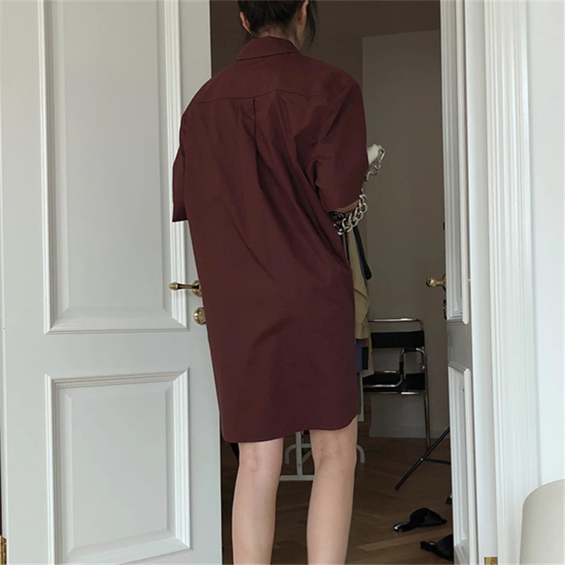 2021 Summer Fashion New High-Quality Design Shirt Loose And Thin Casual Lapel Short-Sleeved Dress Female Trend H314
2021 Summer Fashion New High-Quality Design Shirt Loose And Thin Casual Lapel Short-Sleeved Dress Female Trend H314