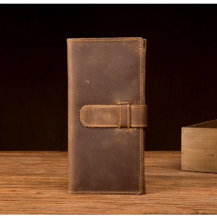 Newsbirds Leather Wallet Vintage Crazy Horse Leather Long Purse Real Cowskin Leather Clutch Bag Handmade Wallet Men
Newsbirds Leather Wallet Vintage Crazy Horse Leather Long Purse Real Cowskin Leather Clutch Bag Handmade Wallet Men