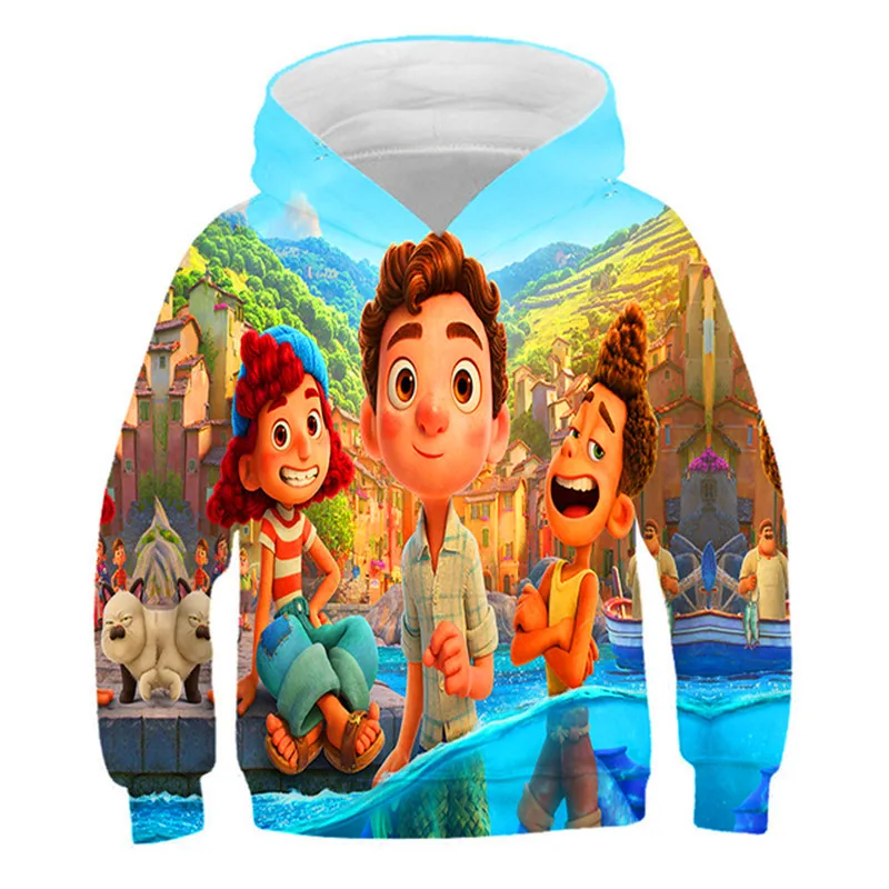 2021 Spring And Autumn Boys Long Sleeve Clothes Children Boy Girl Clothing Print Cartoon Child Luca Cartoon Fashion Sweatshirt
2021 Spring And Autumn Boys Long Sleeve Clothes Children Boy Girl Clothing Print Cartoon Child Luca Cartoon Fashion Sweatshirt