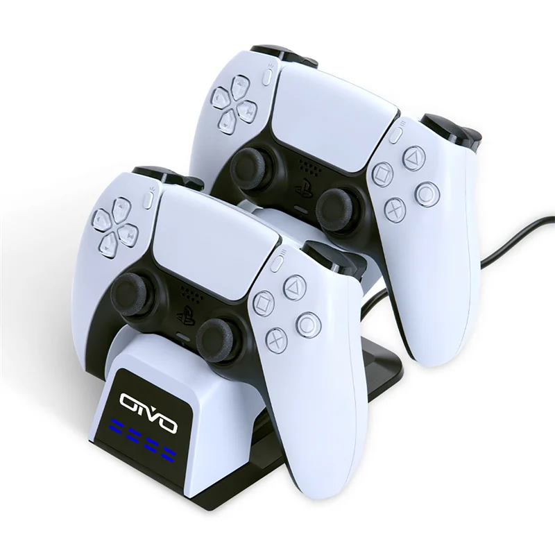 PS5 Dual Sense Charging Station Dual Charging Dock Charger Stand for PlayStation 5 DualSense Wireless Game Controller
PS5 Dual Sense Charging Station Dual Charging Dock Charger Stand for PlayStation 5 DualSense Wireless Game Controller