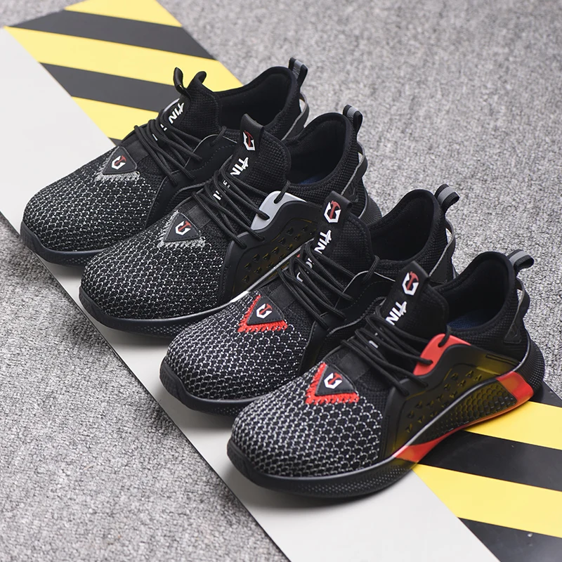 Steel Toe Work Shoes for Men Women Slip-Resistant Comfortable Lightweight Air Cushion Safety Work Sneakers
Steel Toe Work Shoes for Men Women Slip-Resistant Comfortable Lightweight Air Cushion Safety Work Sneakers