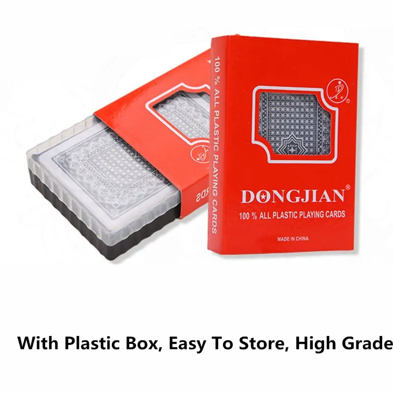 Quality Waterproof PVC Plastic Playing Cards With Plastic Box 54pcs Deck Poker Classic Magic Tricks
Quality Waterproof PVC Plastic Playing Cards With Plastic Box 54pcs Deck Poker Classic Magic Tricks