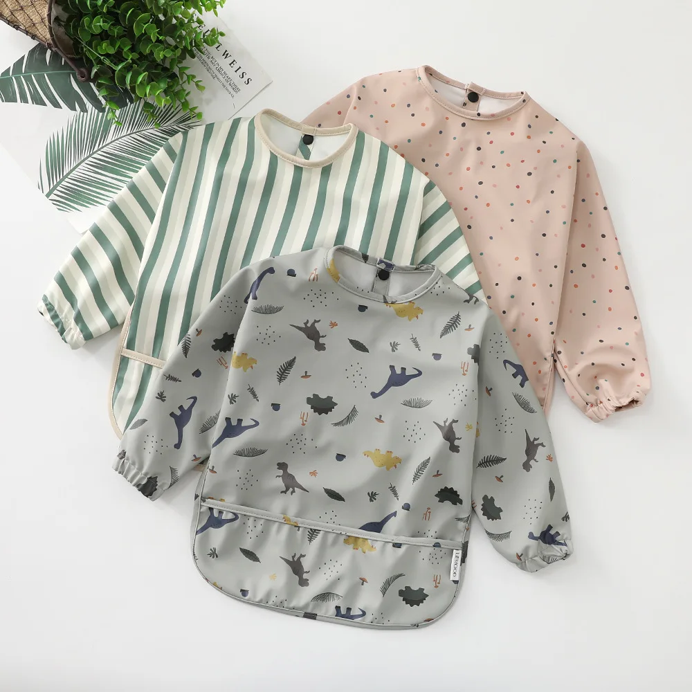 Baby Bibs Kids Toddler Long Sleeve Scarf Waterproof Art Smock Feeding Bib Apron Pocket Infant Boys Girls Burp Cloth Drooling
Baby Bibs Kids Toddler Long Sleeve Scarf Waterproof Art Smock Feeding Bib Apron Pocket Infant Boys Girls Burp Cloth Drooling