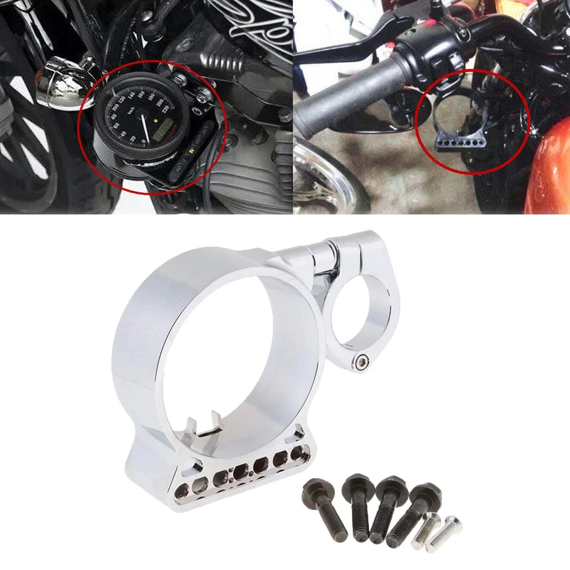 Motorcycle Speedometer Mount Relocation Instrument Bracket For Sportster XL883 XL1200 Silver
Motorcycle Speedometer Mount Relocation Instrument Bracket For Sportster XL883 XL1200 Silver
