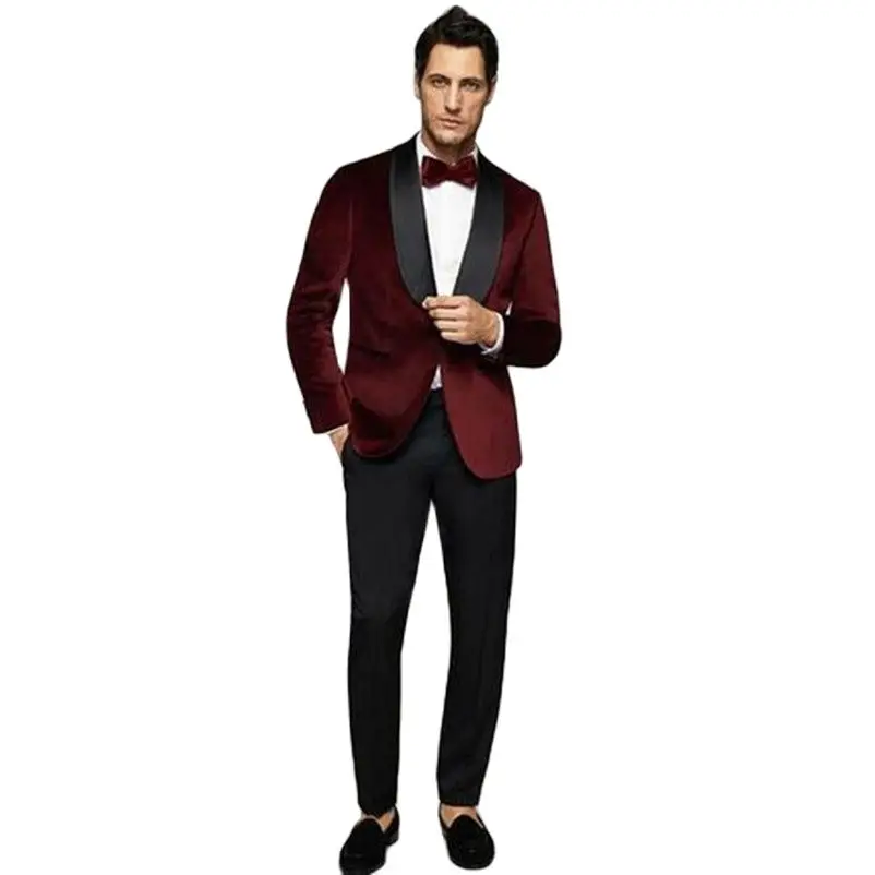 Burgundy Men Wedding Suit Groom Tuxedos Two Pieces Man Prom Business Suit Custom Made Groomsmen Suit (jacket+pant)
Burgundy Men Wedding Suit Groom Tuxedos Two Pieces Man Prom Business Suit Custom Made Groomsmen Suit (jacket+pant)