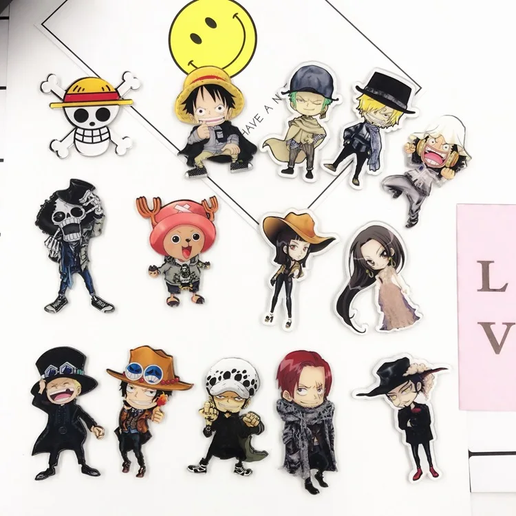 14Pcs/set Anime TV ONE PIECE Badge Cartoon Icons Backpacks Acrylic Kawaii Pins Clothes Straw Hat Boy Brooch Gift for Anime Fans
14Pcs/set Anime TV ONE PIECE Badge Cartoon Icons Backpacks Acrylic Kawaii Pins Clothes Straw Hat Boy Brooch Gift for Anime Fans