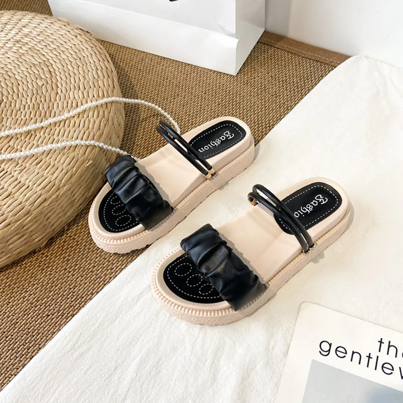 2021 Comfortable Women Summer Shoes Women Women Narrow Band Platform Slippers Outdoor Open Toe Elegant Solid Sandals
2021 Comfortable Women Summer Shoes Women Women Narrow Band Platform Slippers Outdoor Open Toe Elegant Solid Sandals