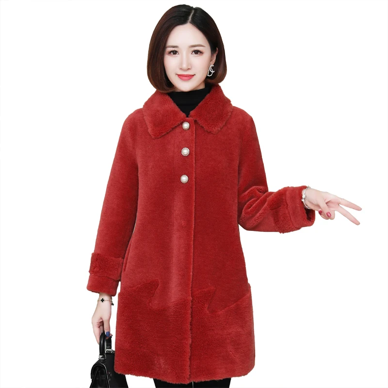 Cashmere coat women's clothing 2020 winter new mother fur integrated grain wool fur coat medium length
Cashmere coat women's clothing 2020 winter new mother fur integrated grain wool fur coat medium length