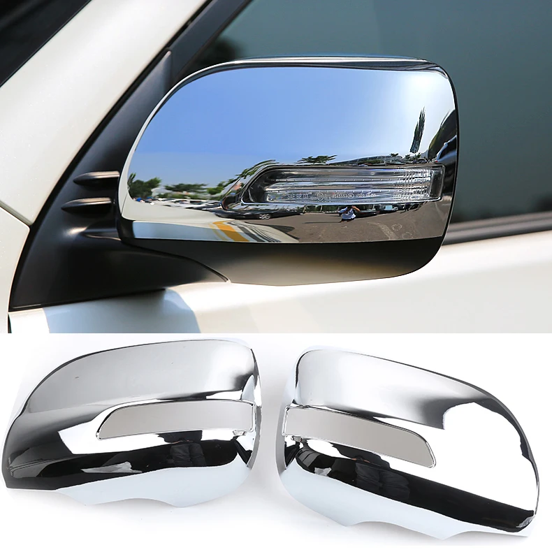 Car Styling 2pcs For Toyota Land Cruiser Prado FJ150 2010-2019 ABS Chrome Side Door Rear view mirror cover trim
Car Styling 2pcs For Toyota Land Cruiser Prado FJ150 2010-2019 ABS Chrome Side Door Rear view mirror cover trim