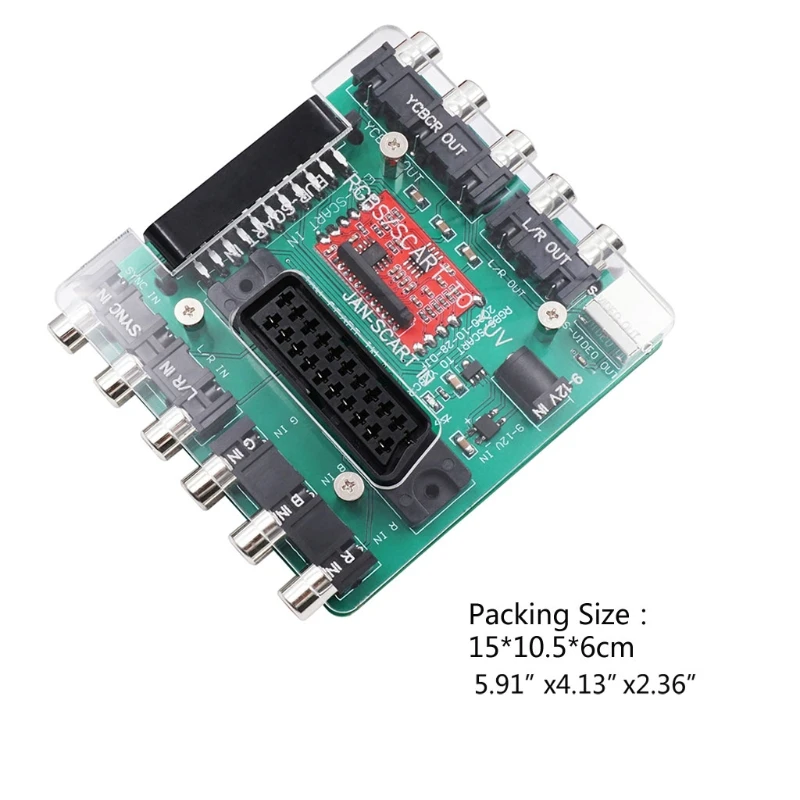 SCART RGBS to YUV YCBCR Video Converter for DC Dreamcast Drive SFC PS2 Console Retro Games
SCART RGBS to YUV YCBCR Video Converter for DC Dreamcast Drive SFC PS2 Console Retro Games