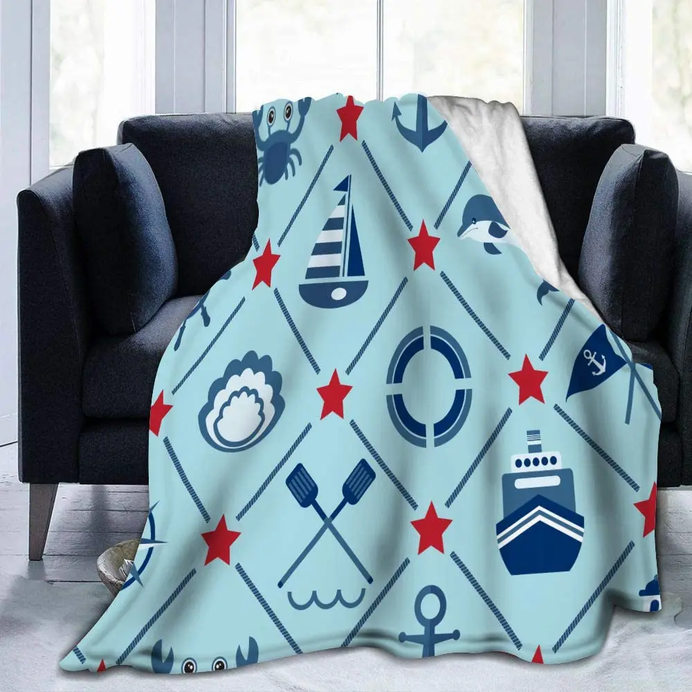 Cute Marine Throw Blanket Dolphins Sailing Boat Anchor Steering Wheel Lifebuoy Lighthouse Cute Marine Fish Micro Throw Blanket
Cute Marine Throw Blanket Dolphins Sailing Boat Anchor Steering Wheel Lifebuoy Lighthouse Cute Marine Fish Micro Throw Blanket