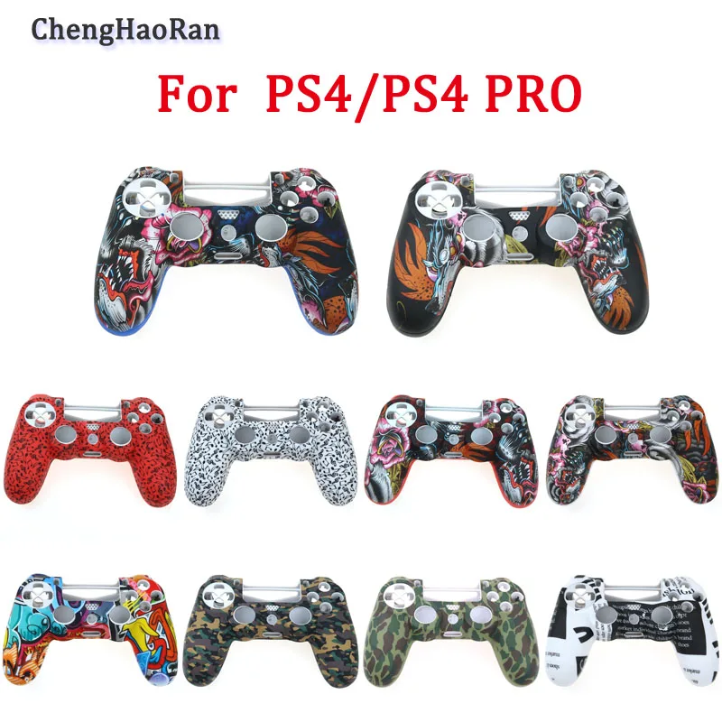 

1pc For PS4 Controller game console handle silicone protective cover PS4 silica gel dust suit PS4 pro handle Anti-Slip cover