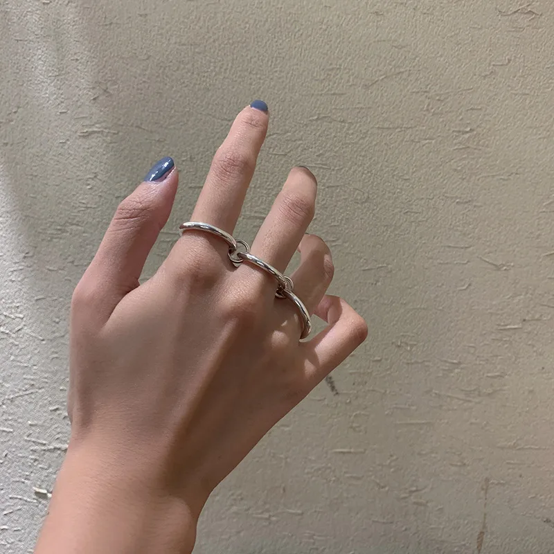 VENTFILLE 925 Sterling Silver Minimalist Rings for Women New Fashion Creative Triple Ring Geometric Birthday Party Jewelry Gifts
VENTFILLE 925 Sterling Silver Minimalist Rings for Women New Fashion Creative Triple Ring Geometric Birthday Party Jewelry Gifts