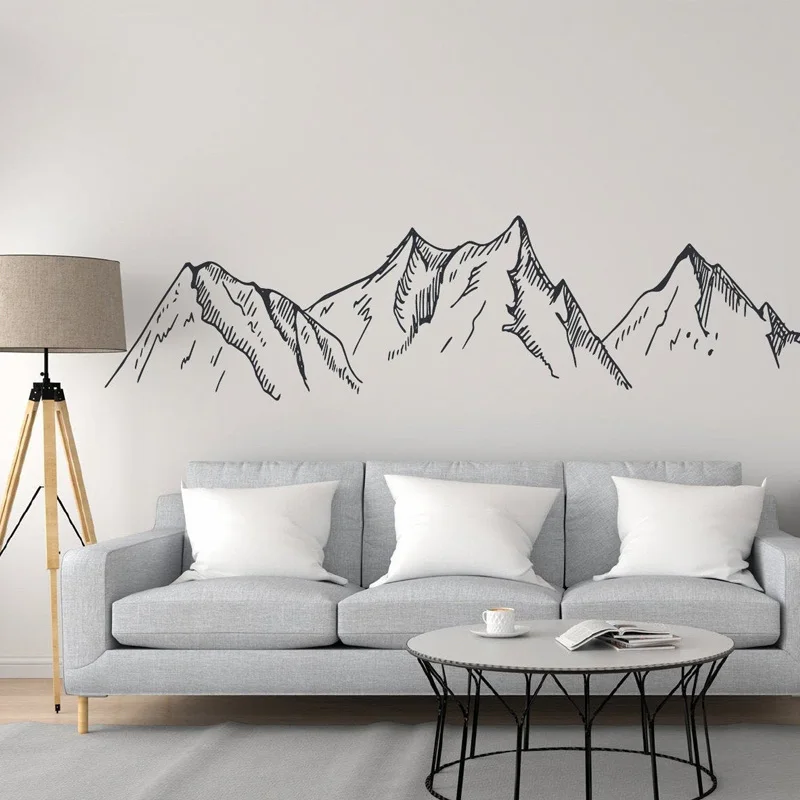 Mountain Silhouette Wall Decal Mountains Vinyl Sticker Farmer House Murals For Living Room Mordern Room Decoration
Mountain Silhouette Wall Decal Mountains Vinyl Sticker Farmer House Murals For Living Room Mordern Room Decoration