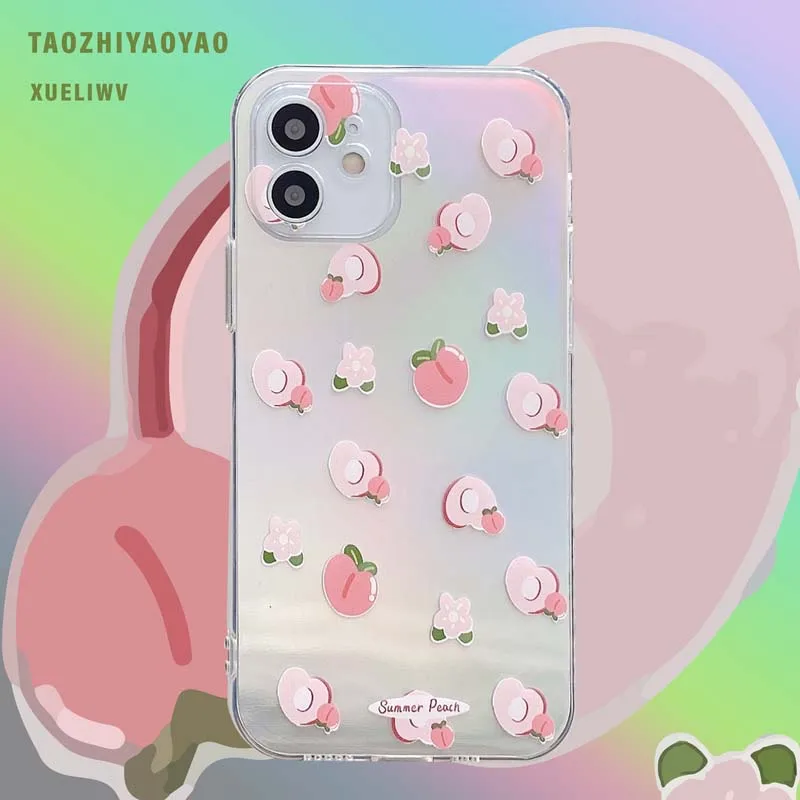 Cute Peach Silicone Phone Case For iPhone 12 11 Pro Max SE XSmax XR X 8 7 6 6S Plus Transparent Shockproof Protection Cover
Cute Peach Silicone Phone Case For iPhone 12 11 Pro Max SE XSmax XR X 8 7 6 6S Plus Transparent Shockproof Protection Cover