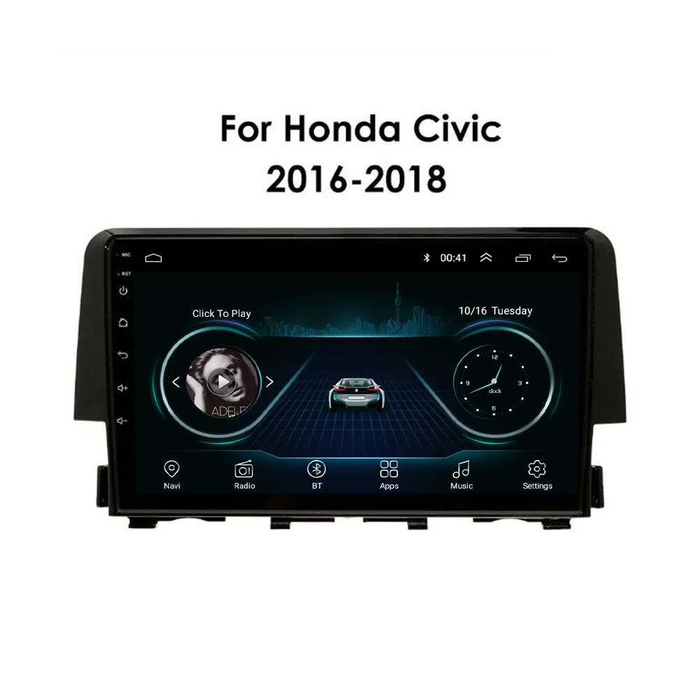 4G LTE Android 11 Fit HONDA CIVIC 2016 2017 2018 2019 2020 2021 Multimedia Stereo Car DVD Player Navigation GPS Radio
4G LTE Android 11 Fit HONDA CIVIC 2016 2017 2018 2019 2020 2021 Multimedia Stereo Car DVD Player Navigation GPS Radio