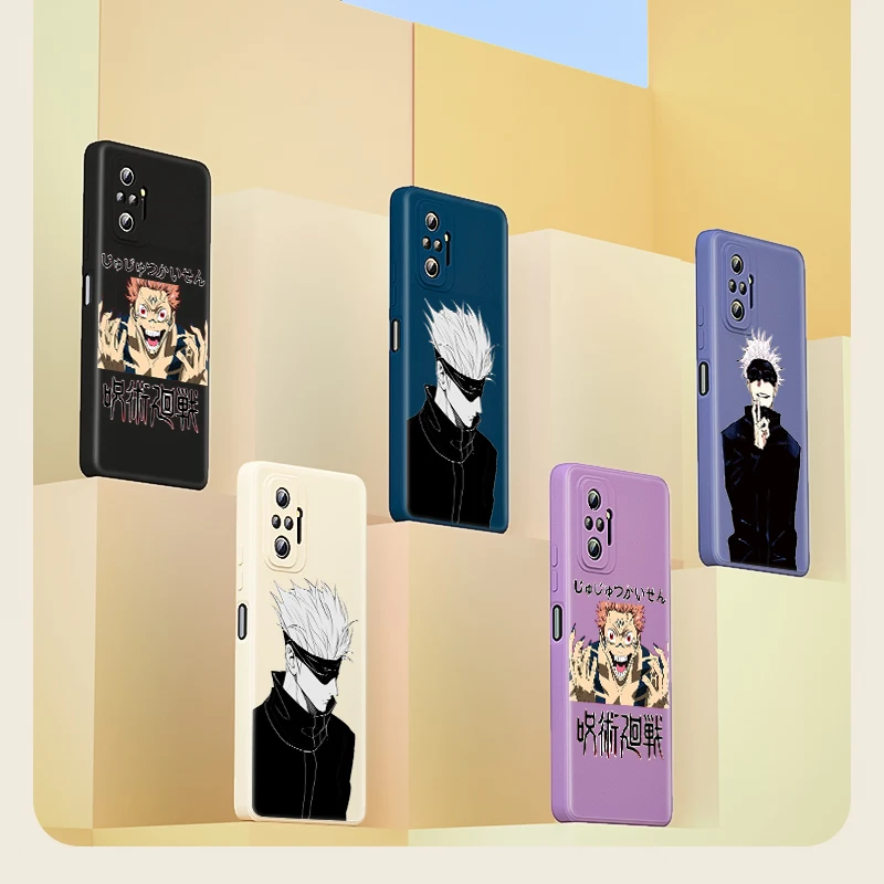 Jujutsu Kaisen Cartoon for Xiaomi Redmi Note 10 10T 9 9T 8 8T 7 Pro Max 5G Luxury Liquid Silicone Soft Cover Phone Case
Jujutsu Kaisen Cartoon for Xiaomi Redmi Note 10 10T 9 9T 8 8T 7 Pro Max 5G Luxury Liquid Silicone Soft Cover Phone Case