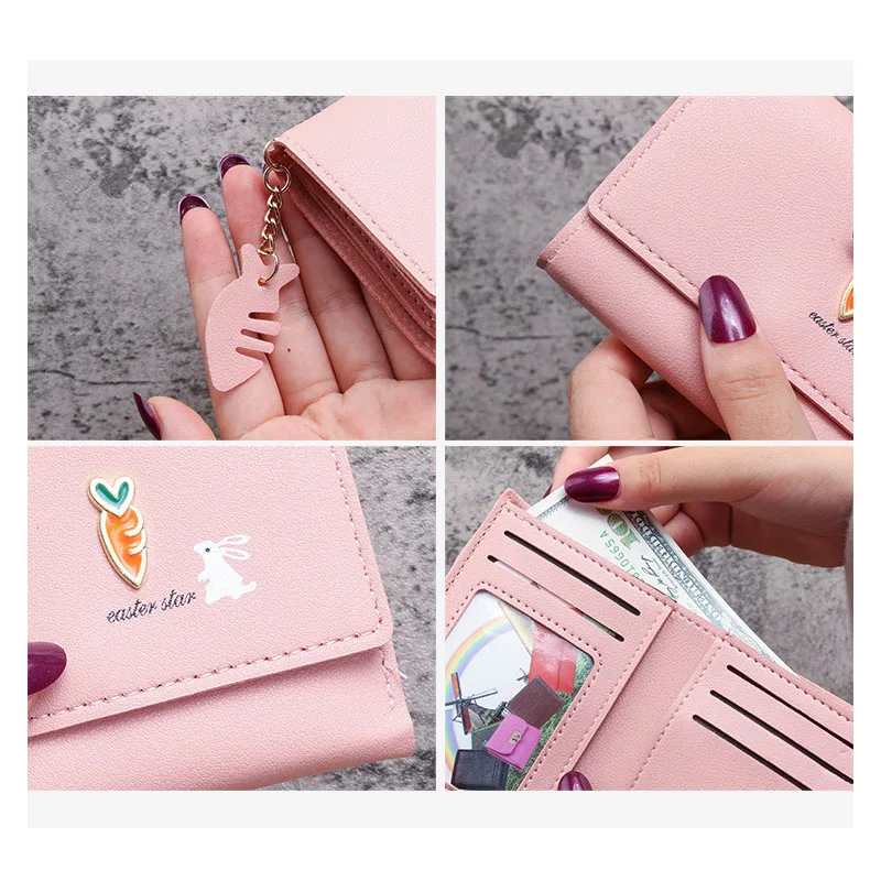 Mini cute wallet women coin purse for girls card bag wallet multifunctional rabbit and carrot coin purse luxury designer wallets
Mini cute wallet women coin purse for girls card bag wallet multifunctional rabbit and carrot coin purse luxury designer wallets