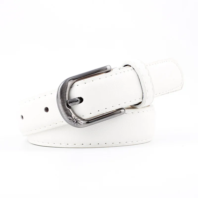 Female Leather Belt With Metal Buckle Pin Harajuku Candy Colors Skinny Thin Narrow Waistband For Women Dress Decoration
Female Leather Belt With Metal Buckle Pin Harajuku Candy Colors Skinny Thin Narrow Waistband For Women Dress Decoration