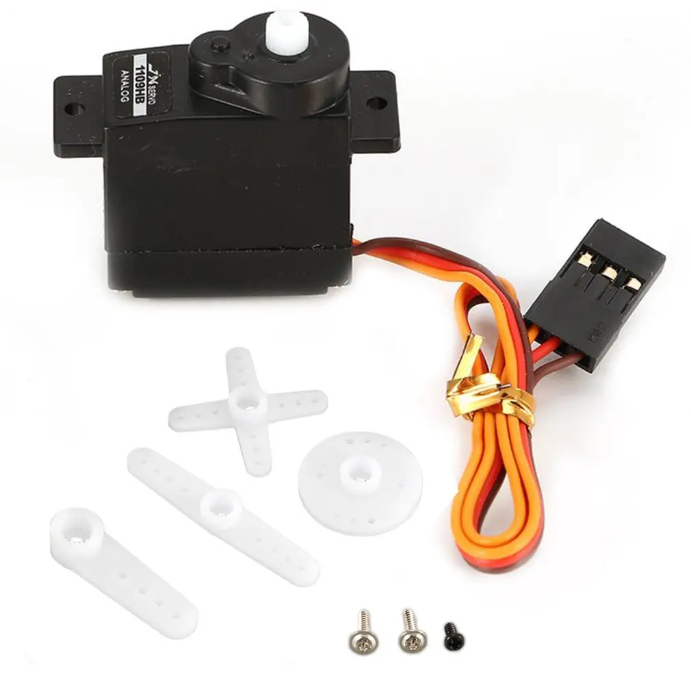 JX PS-1109HB Micro Analog Servo For Car Boat Robot Arm Helicopter Plane 9g 1.89kg Plastic Gear 1/10 1/8
JX PS-1109HB Micro Analog Servo For Car Boat Robot Arm Helicopter Plane 9g 1.89kg Plastic Gear 1/10 1/8