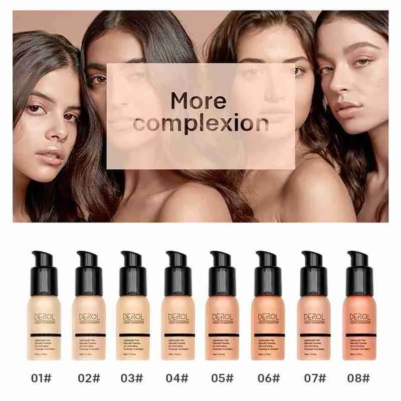 Concealer Liquid Foundation Brightening Moisturizing Control Waterproof Makeup Oil Liquid 30ml Bb Foundation Cream A6M3
Concealer Liquid Foundation Brightening Moisturizing Control Waterproof Makeup Oil Liquid 30ml Bb Foundation Cream A6M3