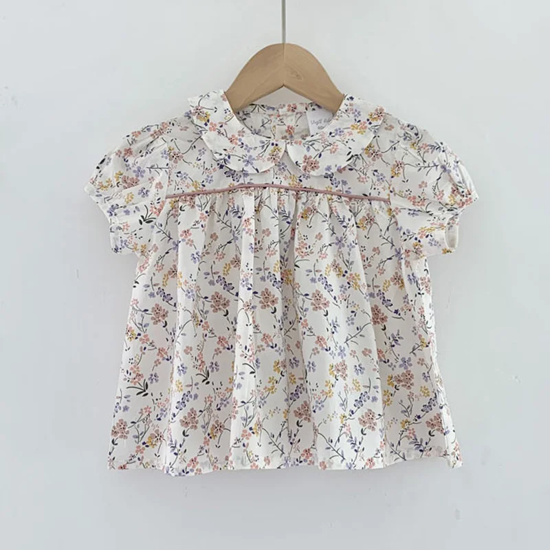Girls Floral Printed Blouses Fly Sleeve Korean Style 2021 Summer Kids Tops Toddlers Girls Shirts DT390
Girls Floral Printed Blouses Fly Sleeve Korean Style 2021 Summer Kids Tops Toddlers Girls Shirts DT390