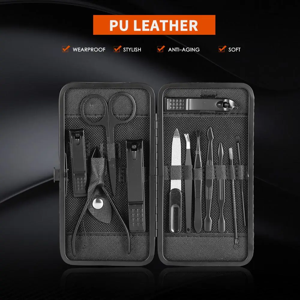 12-Piece Matte Steel Manicure Implement Set Portable Pedicure Tool Kit Fingernail Toenail Scissors Hand Foot Nail Clippers Nail
12-Piece Matte Steel Manicure Implement Set Portable Pedicure Tool Kit Fingernail Toenail Scissors Hand Foot Nail Clippers Nail