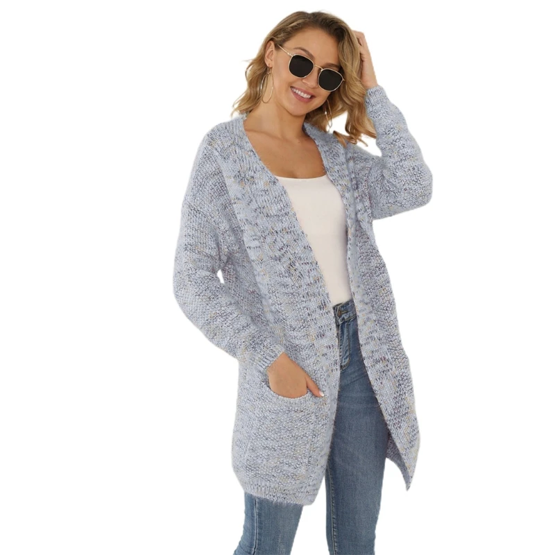 Women Mid-Length Long Sleeve Cardigan Loose Fit Knitted Sweater Tops Autumn Winter Coat Jacket Casual Warm Outerwear
Women Mid-Length Long Sleeve Cardigan Loose Fit Knitted Sweater Tops Autumn Winter Coat Jacket Casual Warm Outerwear