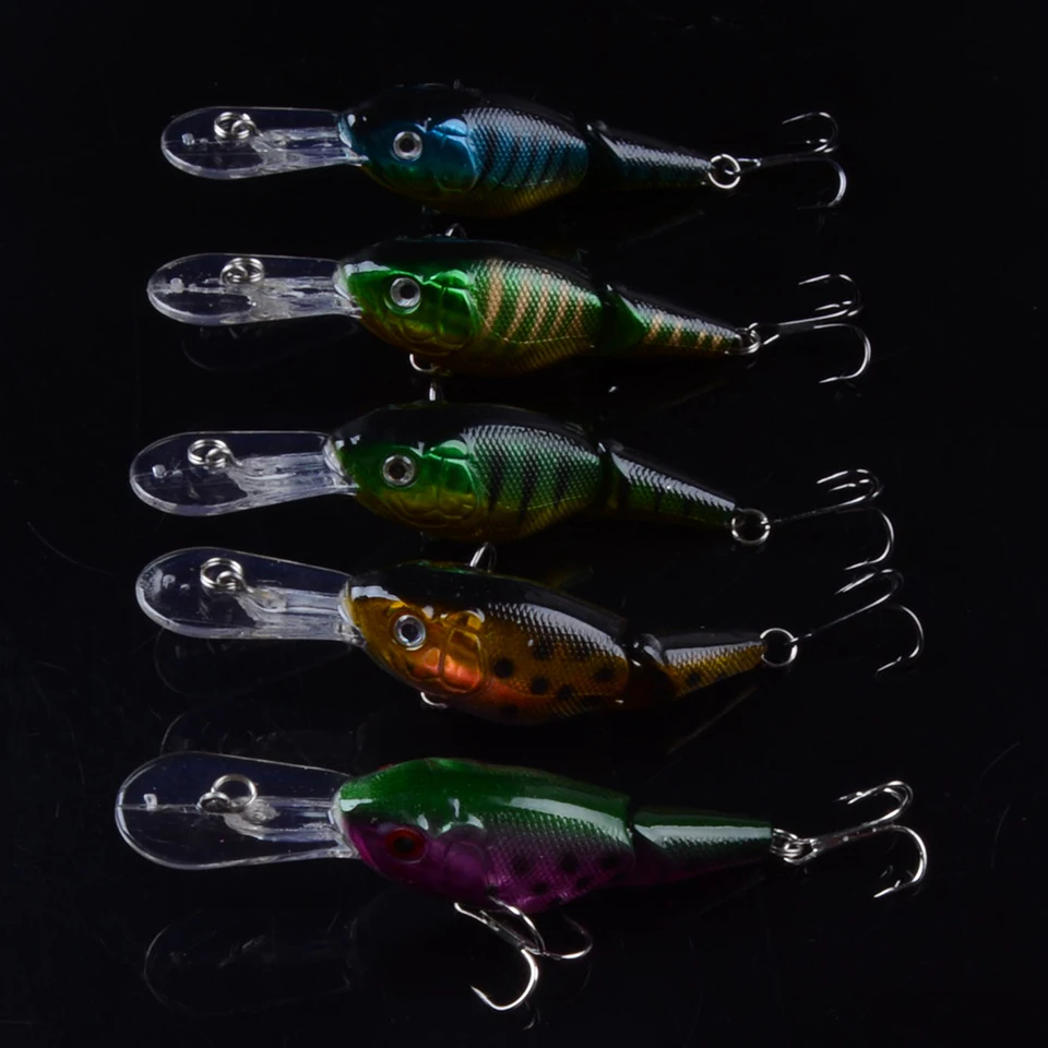 5pcs Floating Minnow Fishing Lure Hard Artificial Crank Baits 3D Eyes 9.5cm 10.5g Wobblers Crankbait treble hooks bass pesca
5pcs Floating Minnow Fishing Lure Hard Artificial Crank Baits 3D Eyes 9.5cm 10.5g Wobblers Crankbait treble hooks bass pesca