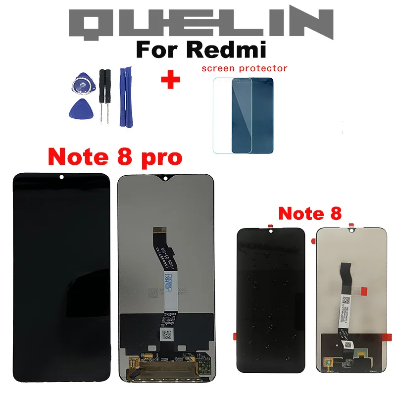 Оригинальный ЖК дисплей для Xiaomi Redmi Note 8 сенсорный экран дигитайзер note pro запасные