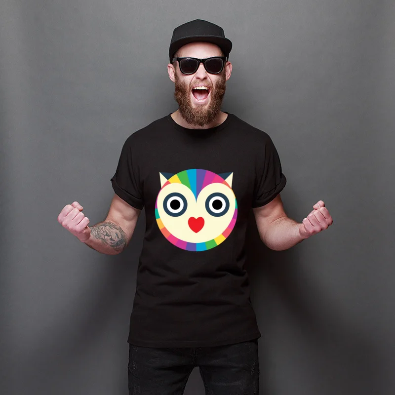 Love Owl Aura Leisure Custom Tees Crazy Retro T Shirts Simple Style Autumn T-Shirts For Unisex
Love Owl Aura Leisure Custom Tees Crazy Retro T Shirts Simple Style Autumn T-Shirts For Unisex
