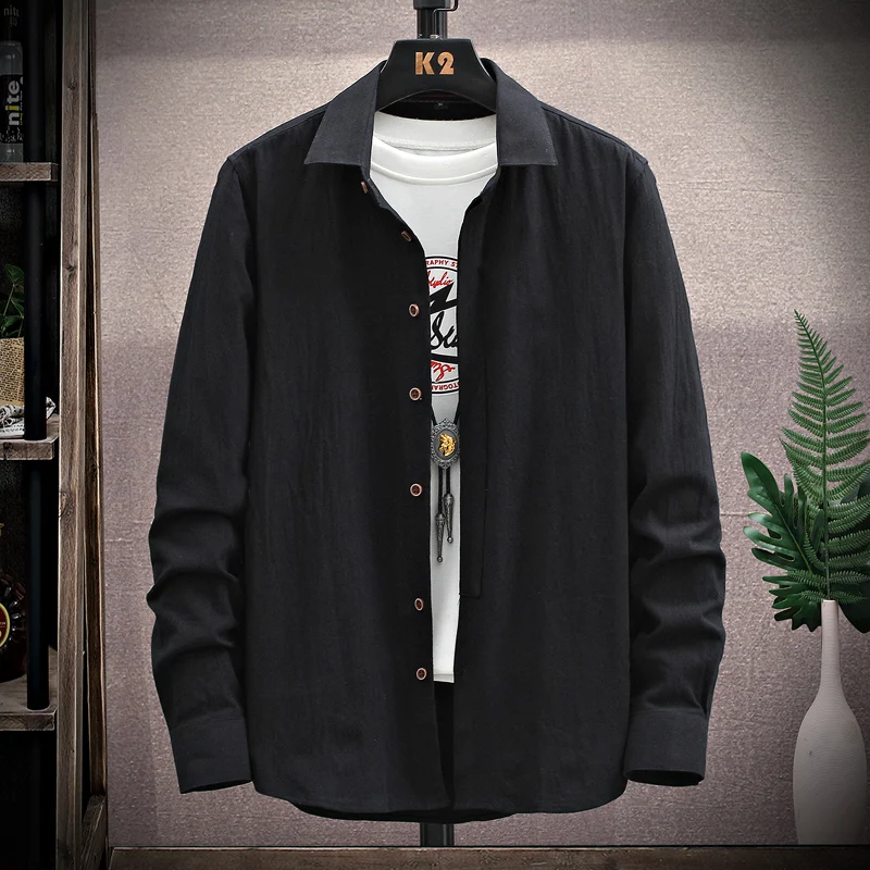 2022 Spring Autumn New Men's Cotton Pure Color Long Sleeve Shirt Fashion Casual Multi-color Versatile Casual Shirts Men
2022 Spring Autumn New Men's Cotton Pure Color Long Sleeve Shirt Fashion Casual Multi-color Versatile Casual Shirts Men